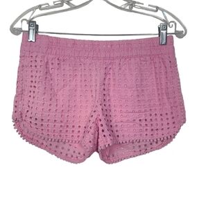 Lilly Pulitzer For Target Pink Perforated Shorts XS